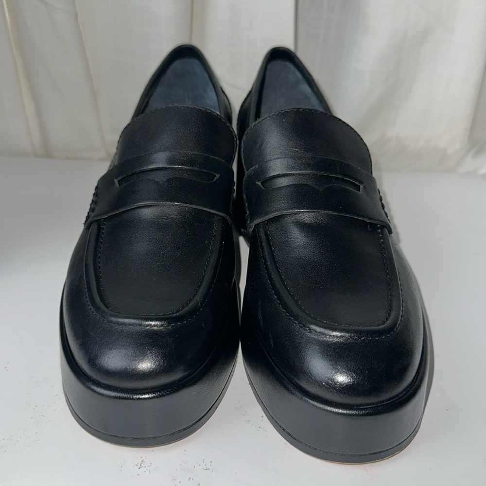 Dolce Vita Yanni Leather Platform Penny Loafers